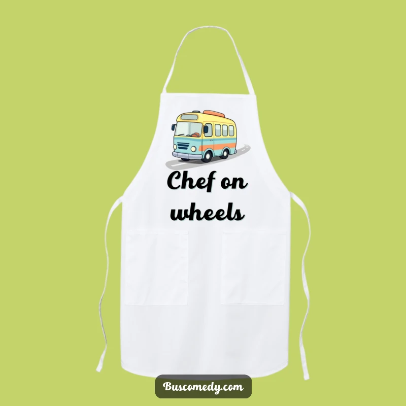 Funny Speedy Bus Apron: Cook Up Adventures, a Fun Funny Gift