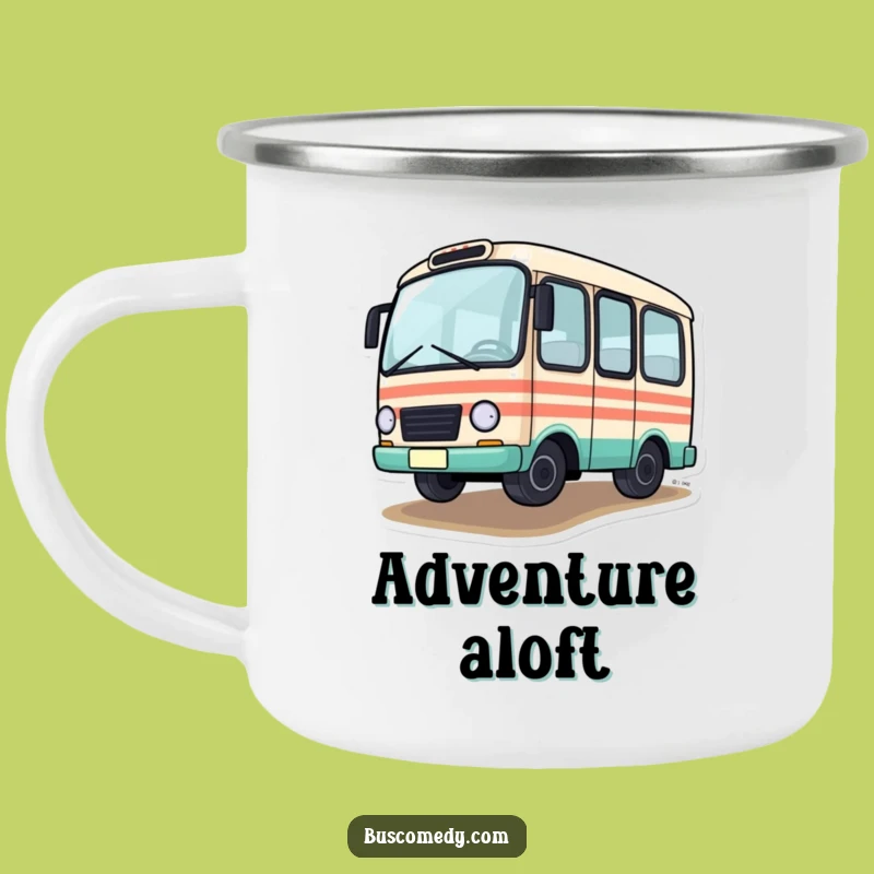 Funny Camp Drive Bus Mug: Hilarious Off-Road Design, Durable & Funny Gift