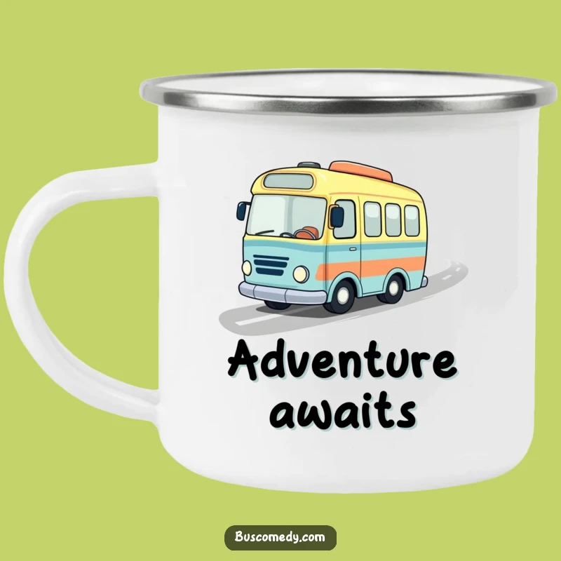 Funny Speedy Bus Camping Mug: Adventure Fuel, a Rugged Funny Gift