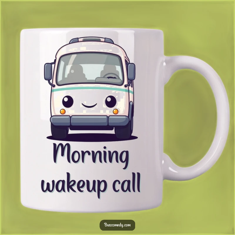 Funny Bus Honking Mug: Cheerful Gift for Transport Lovers