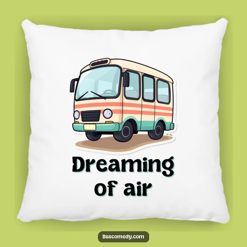 Funny Wobbly Bus Pillow: Soft Comfy Cushion, Hilarious Design, Funny Gift