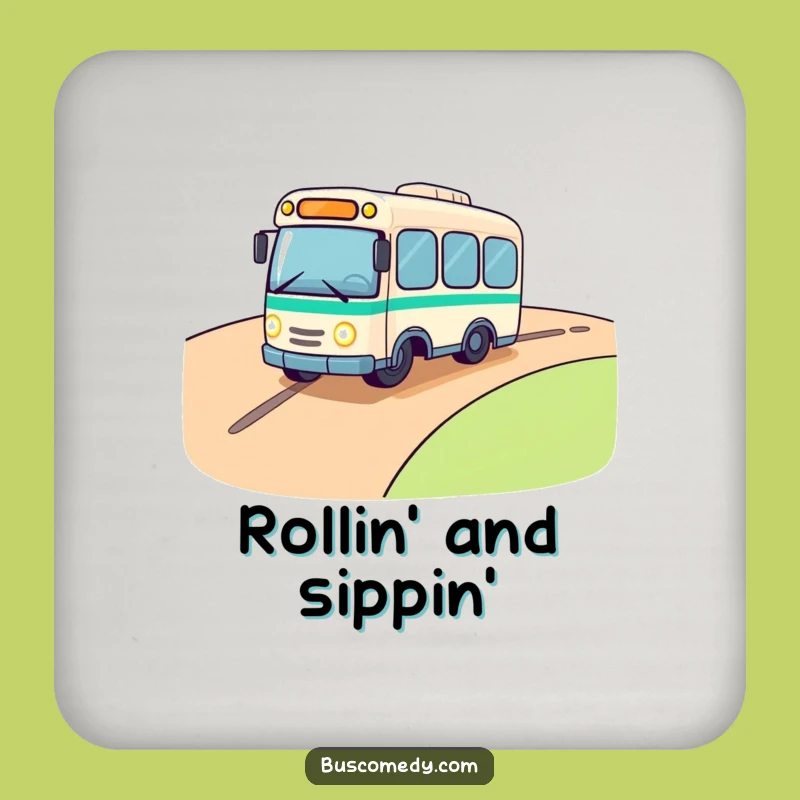 Funny Rolling Bus Coaster: Protect Surfaces with Excitement