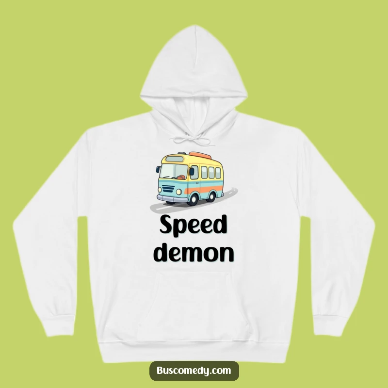 Funny Speedy Bus Hoodie: Cozy Journey, a Comfy Funny Gift