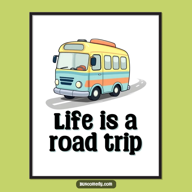 Funny Free Printable Wall Art: Speedy Hat Bus for Dynamic Downloadable Decor