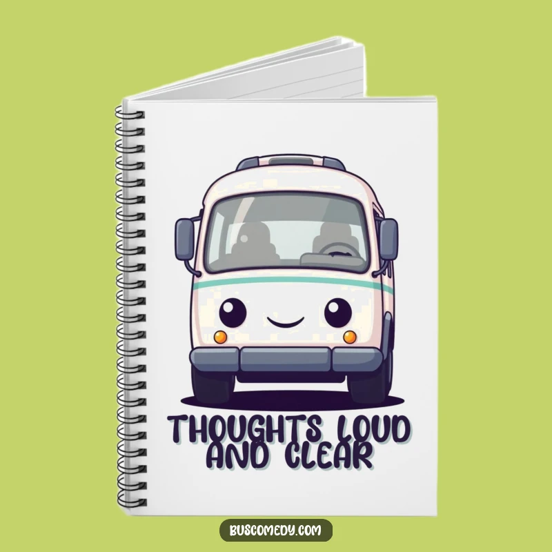 Funny Bus Honking Notebook: Jot Down Ideas with Cheer