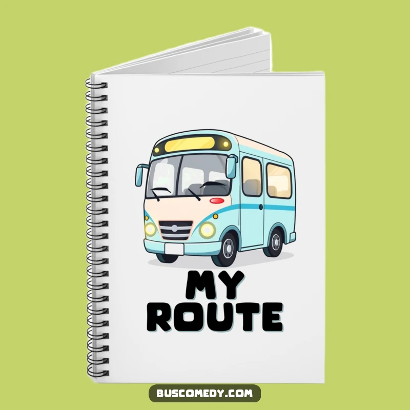 Funny Winking Bus Notebook: Cute Character Journal for Bright Ideas