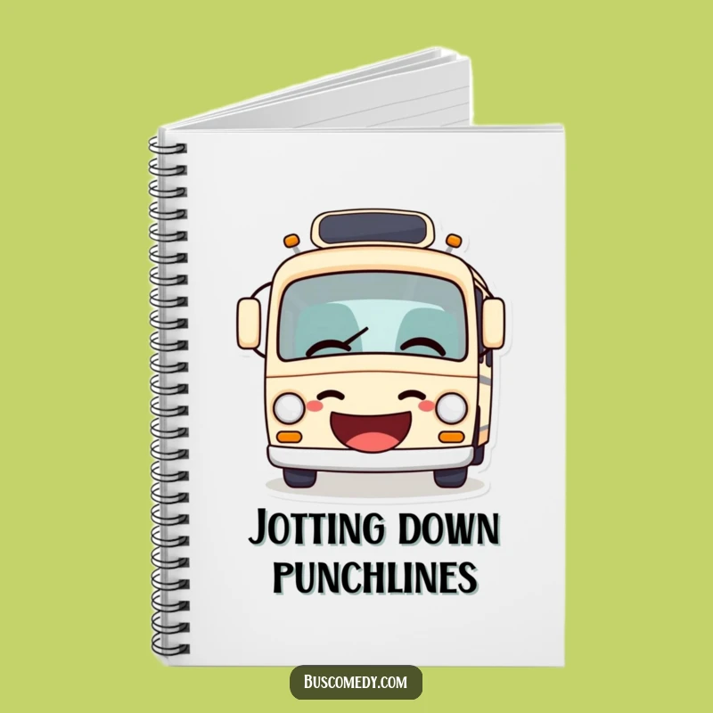 Funny Giggle Bus Notebook: Hilarious Joke Bus Journal, Perfect Comedic Stationery Gift!