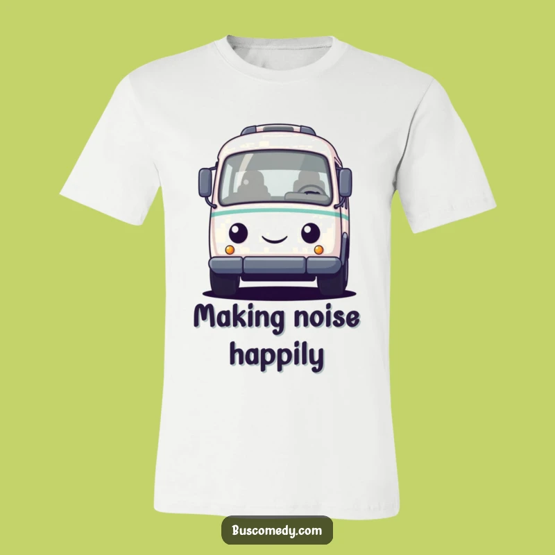 Funny Bus Honking T-Shirt: Cheerful Gift for Road Trip Fans