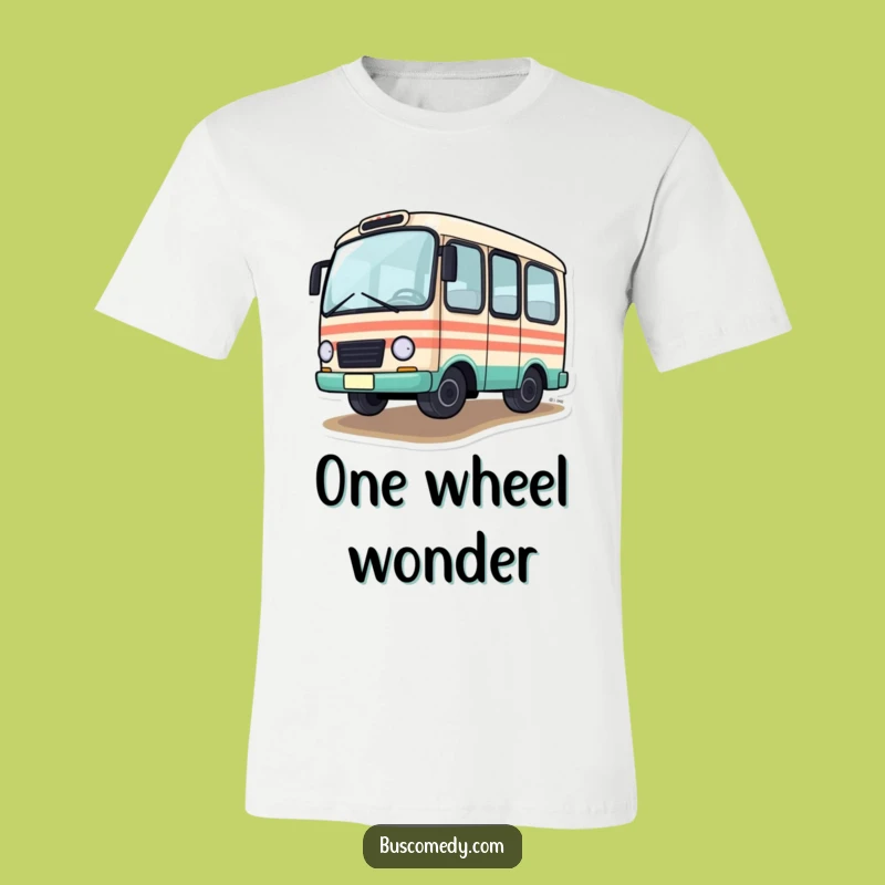 Funny Off-Road Bus T-Shirt: Hilarious Stunt Design, Premium & Funny Gift