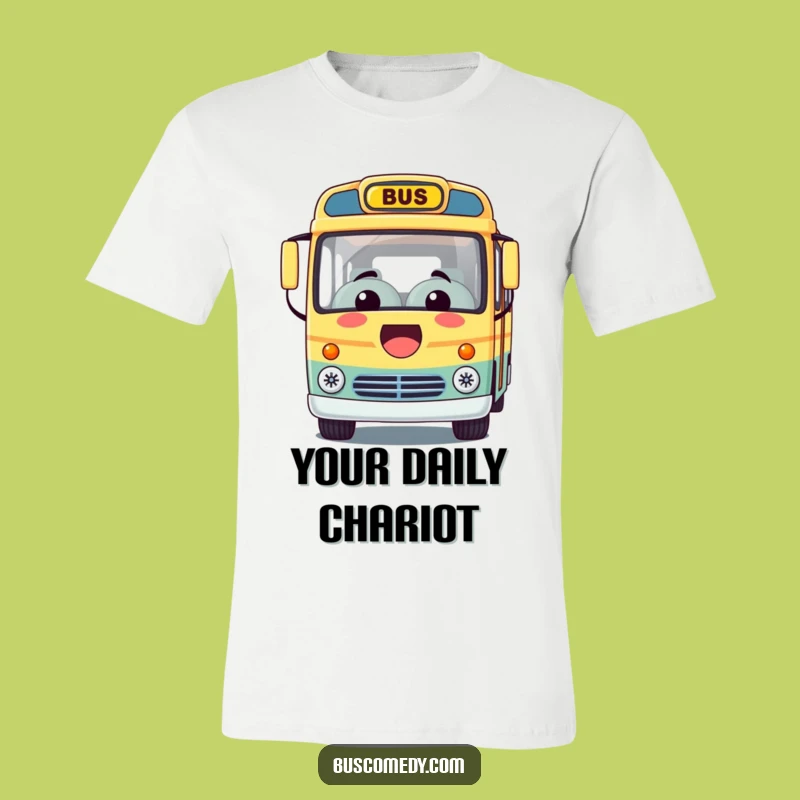 Funny Kawaii Bus T-Shirt: Wear a Huge Smile and Offer a Joyful Ride