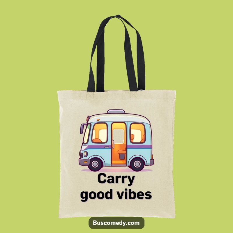 Friendly Glow Bus Tote Bag: Cozy Illuminating Bus Bag, Welcoming Everyday Carry!